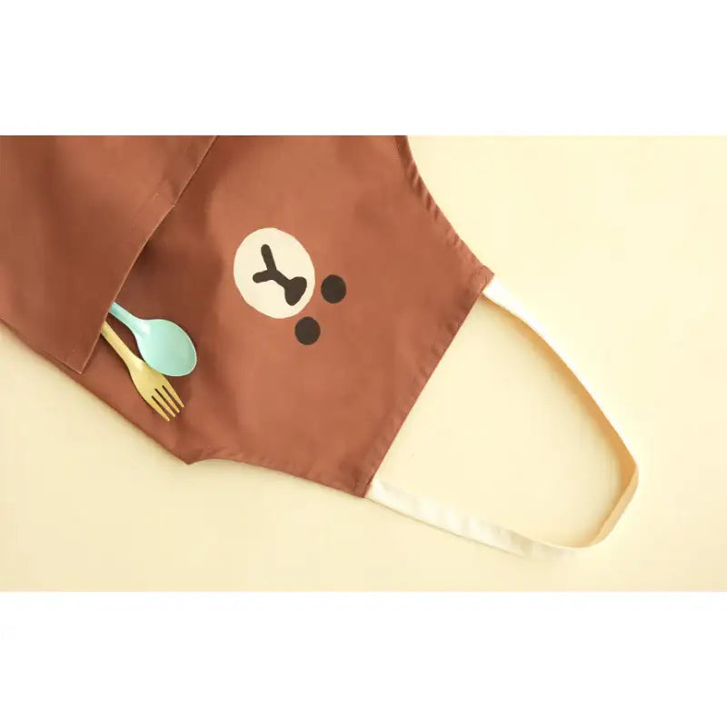 LINE FRIENDS - Brown & Sally Face Apron - Line Friends - Apron - Harumio