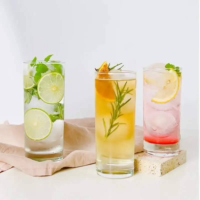 Claru - Classic Straight Highball Glass Set - Claru - Glass Cup - Harumio