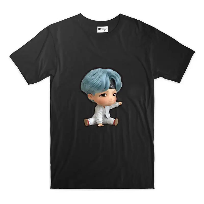BTS - TinyTAN x TIYP - 3D Black Pajama - BTS - Clothing - Harumio