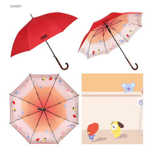 BT21 x Monopoly - Double Layer Automatic Long Umbrella