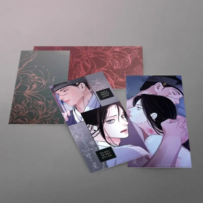 Steel Under Silk - Folding Postcard - Lezhin - Postcards - Harumio