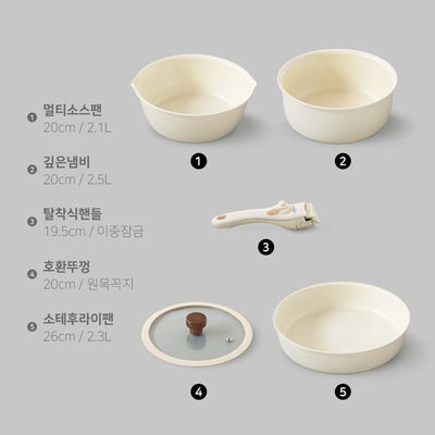 Swan Induction Multi Cookware Set