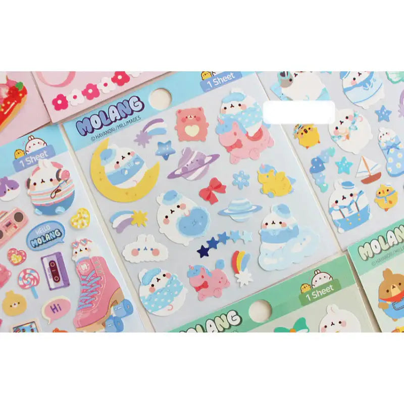 Molang - Diary Deco Stickers - Molang - Decorative Stickers - Harumio