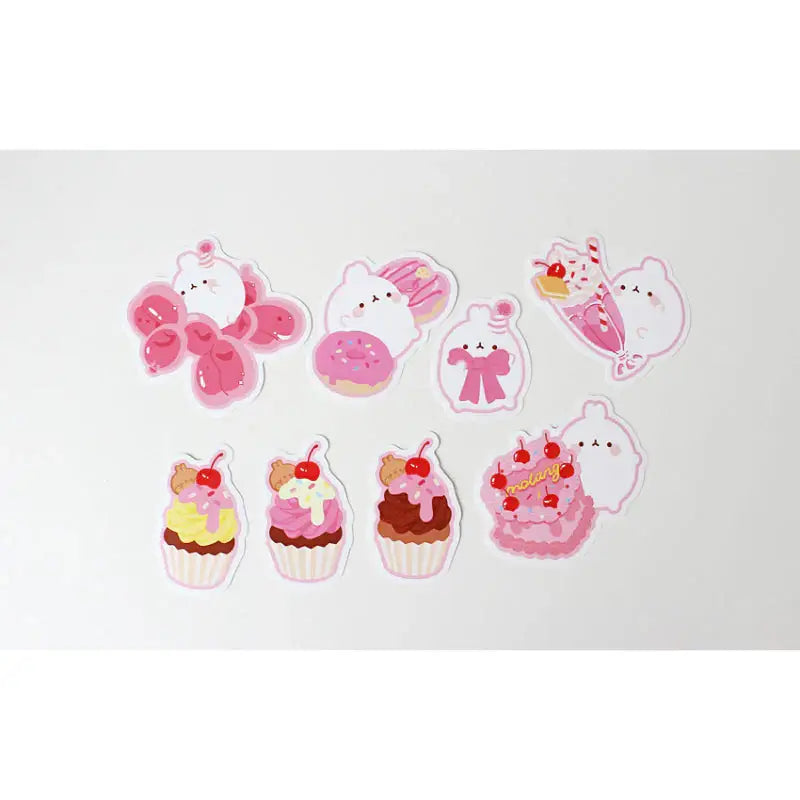 Molang - Sweet Party Deco Sticker Pack - Molang - Decorative Stickers - Harumio