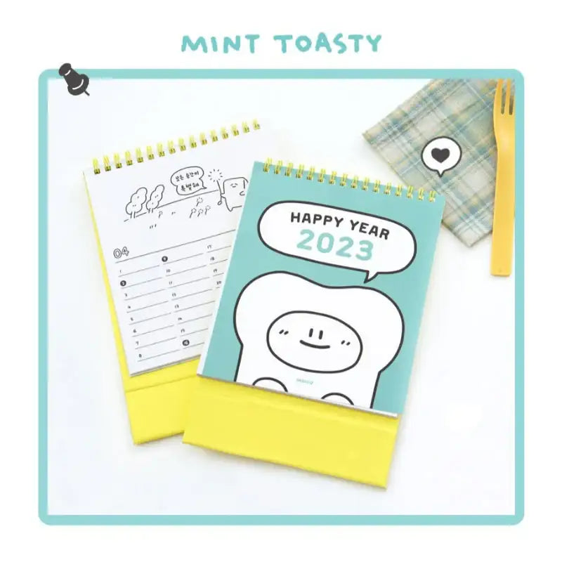 Indigo - 2023 Toasty Cheer Up Desk Calendar - INDIGO - Calendar - Harumio