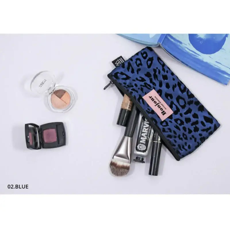 Second Mansion x 10x10 - Bonjour Leopard Pencil Case - Second Mansion - Pencil Case - Harumio