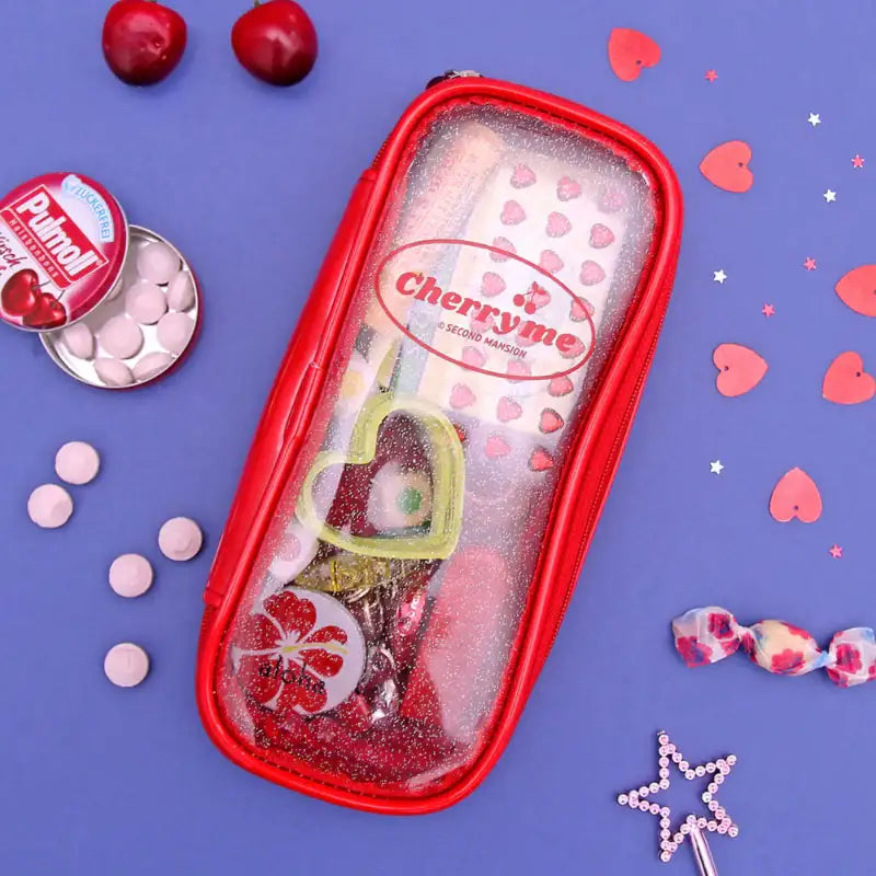 Second Mansion x 10x10 - Cherry Me Twinkle Daily Pouch - Second Mansion - Pouch - Harumio
