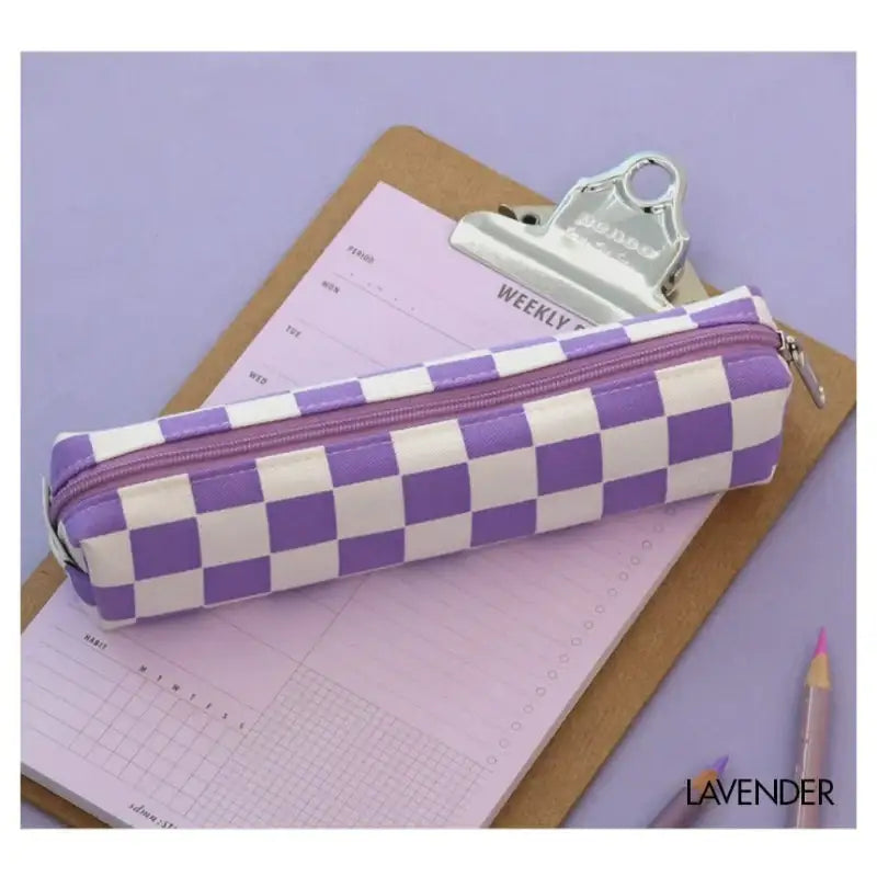 Second Mansion x 10x10 - Checkerboard Pen Case - Second Mansion - Pen Case - Harumio