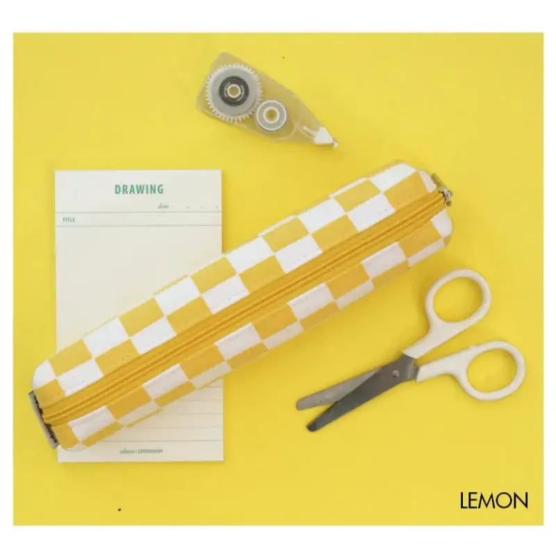 Second Mansion x 10x10 - Checkerboard Pen Case - Second Mansion - Pen Case - Harumio