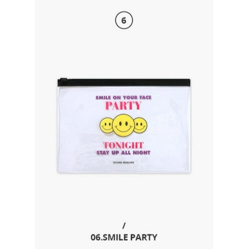 Second Mansion x 10x10 - Retro Mood Zipper Bag