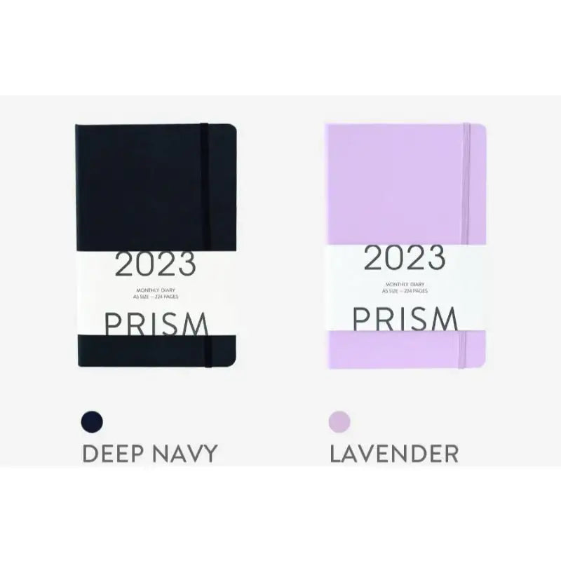 Indigo - 2023 Prism Monthly A5 Diary - INDIGO - Diary - Harumio