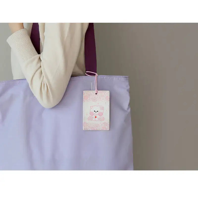 Monopoly x BT21 - Minini Travel Tag- Cherry Blossom - Monopoly - Travel Tag - Harumio