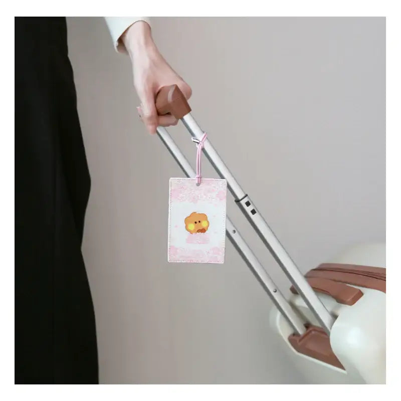 Monopoly x BT21 - Minini Travel Tag- Cherry Blossom - Monopoly - Travel Tag - Harumio