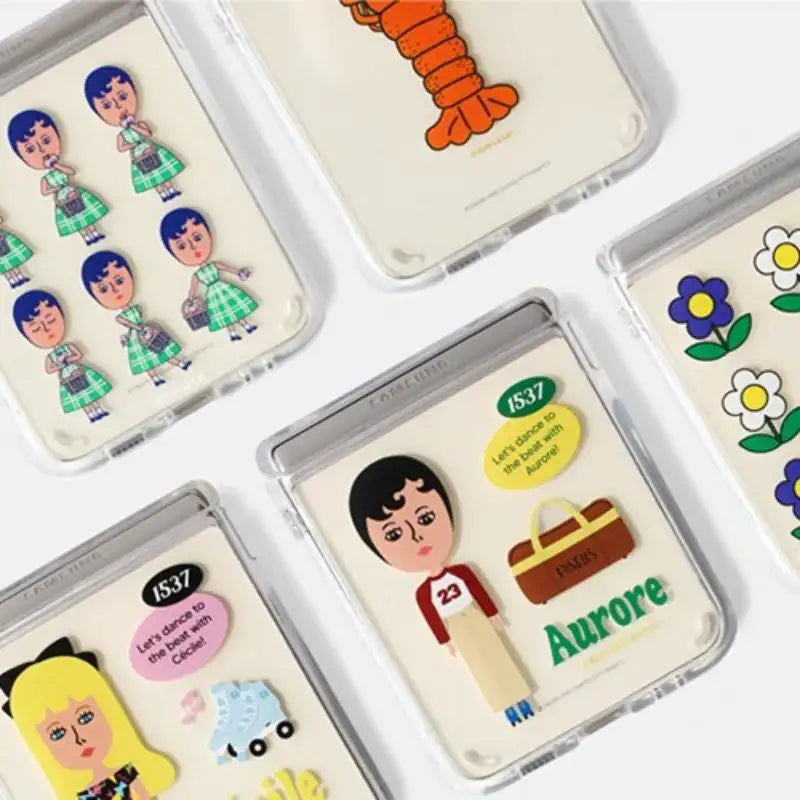 1537 - Z Flip 3 Tank Gel Hard Phone Case - 1537 - Mobile Phone Cases - Harumio