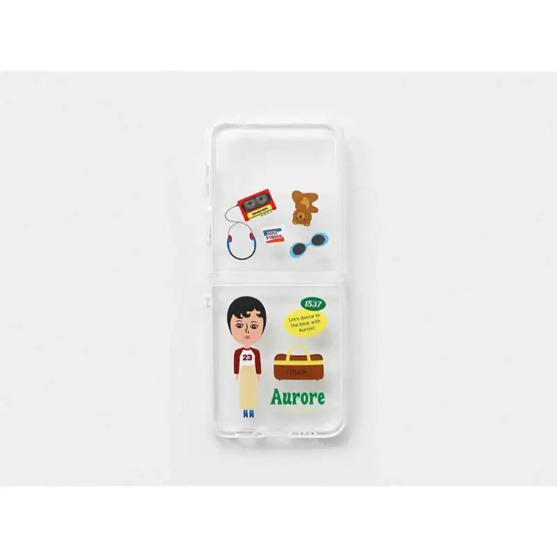 1537 - Z Flip 3 Tank Gel Hard Phone Case