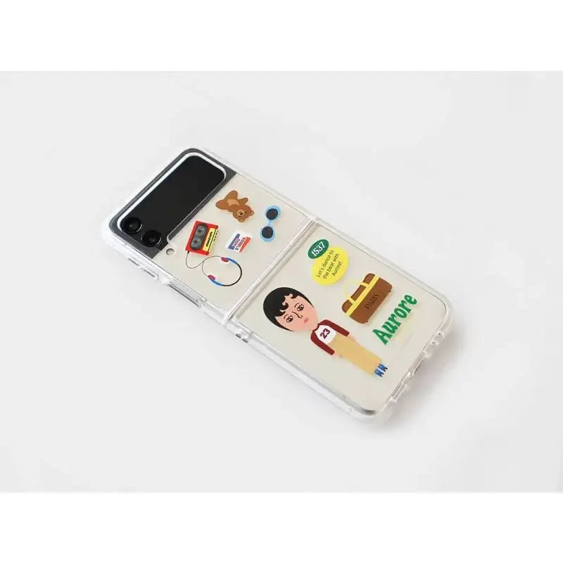 1537 - Z Flip 3 Tank Gel Hard Phone Case