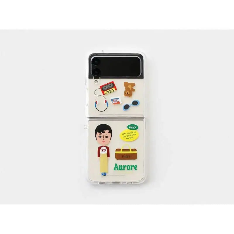 1537 - Z Flip 3 Tank Gel Hard Phone Case - 1537 - Mobile Phone Cases - Harumio