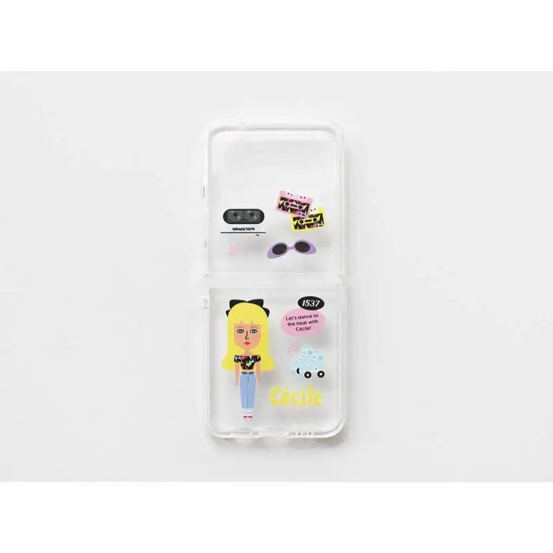 1537 - Z Flip 3 Tank Gel Hard Phone Case