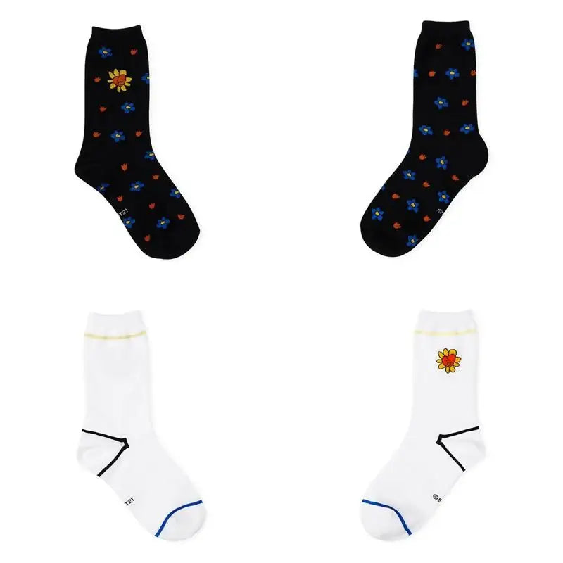BT21 - Flower Collection - Hollow Socks Set - 2 Packs - BT21 - Socks - Harumio