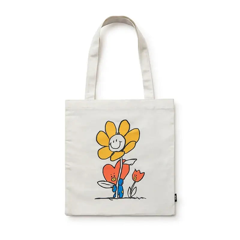 BT21 - Flower Collection - Eco Bag - BT21 - Bags - Harumio