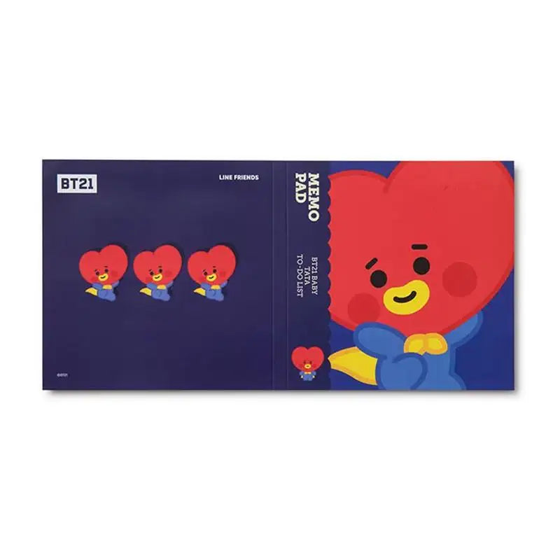 BT21 - Baby Sticky Note Pad - BT21 - Stationary - Harumio