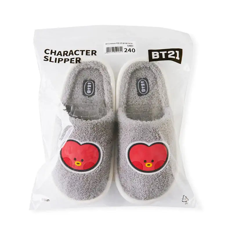 BT21 - Minini Big Face Boucle Slippers - LINE FRIENDS - Footwear - Harumio