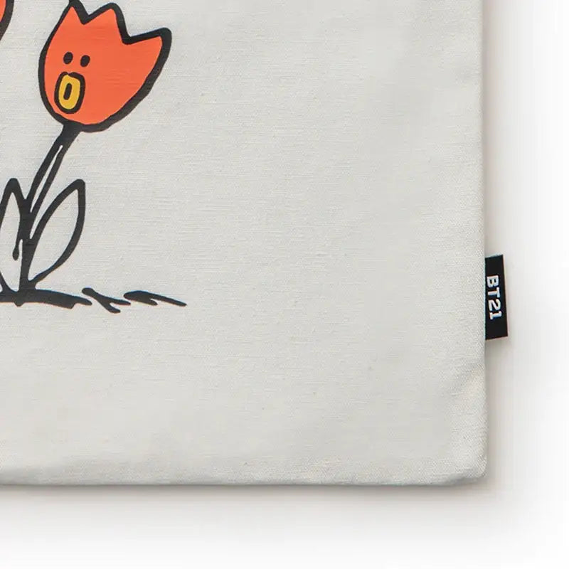 BT21 - Flower Collection - Eco Bag - BT21 - Bags - Harumio
