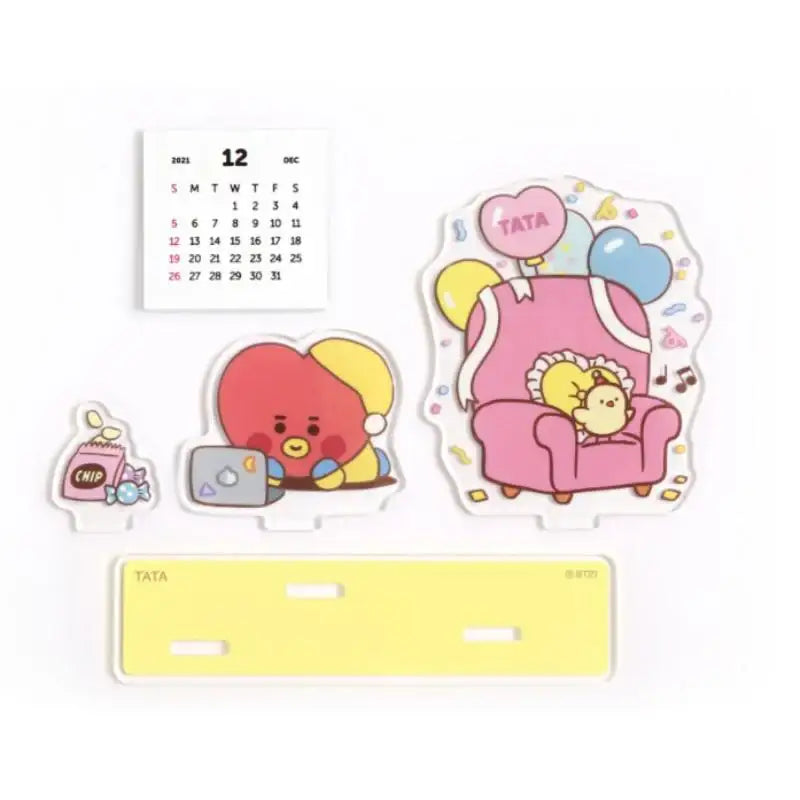 BT21 - Acrylic Stand Calendar - Party - BT21 - Accesories - Harumio