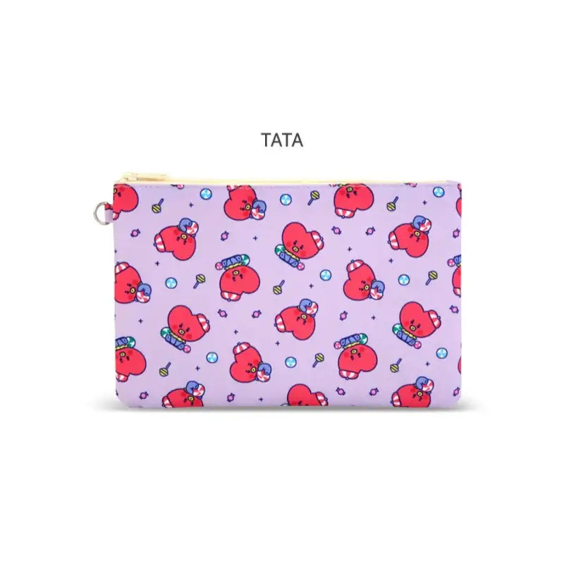 BT21 x Monopoly - Baby Flat Pouch JELLY CANDY - BT21 x Monopoly - Pouches - Harumio