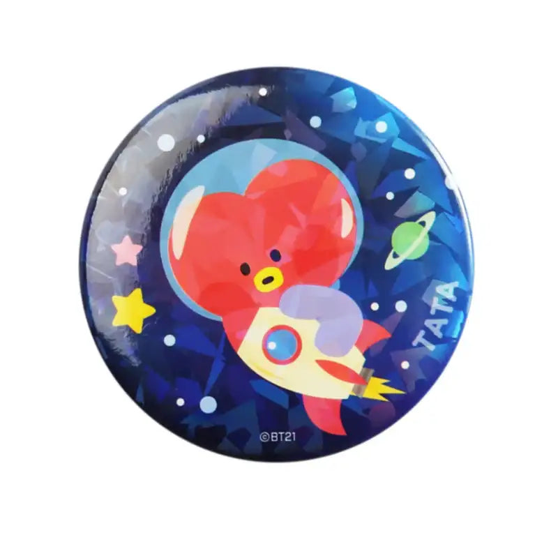 Monopoly x BT21 - Can Badge - Space - Monopoly - Badges - Harumio
