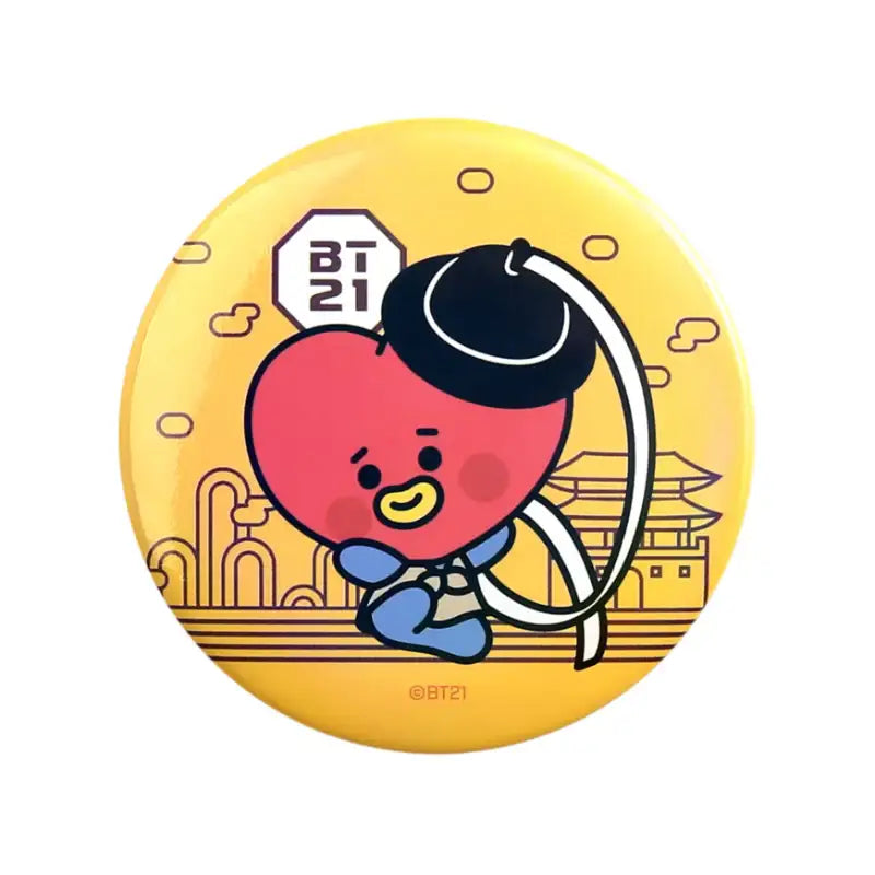 Monopoly x BT21 - Can Badge - Hanbok - Monopoly - Badges - Harumio