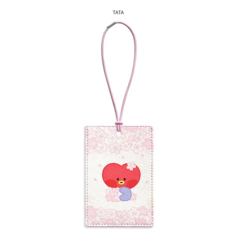 Monopoly x BT21 - Minini Travel Tag- Cherry Blossom - Monopoly - Travel Tag - Harumio