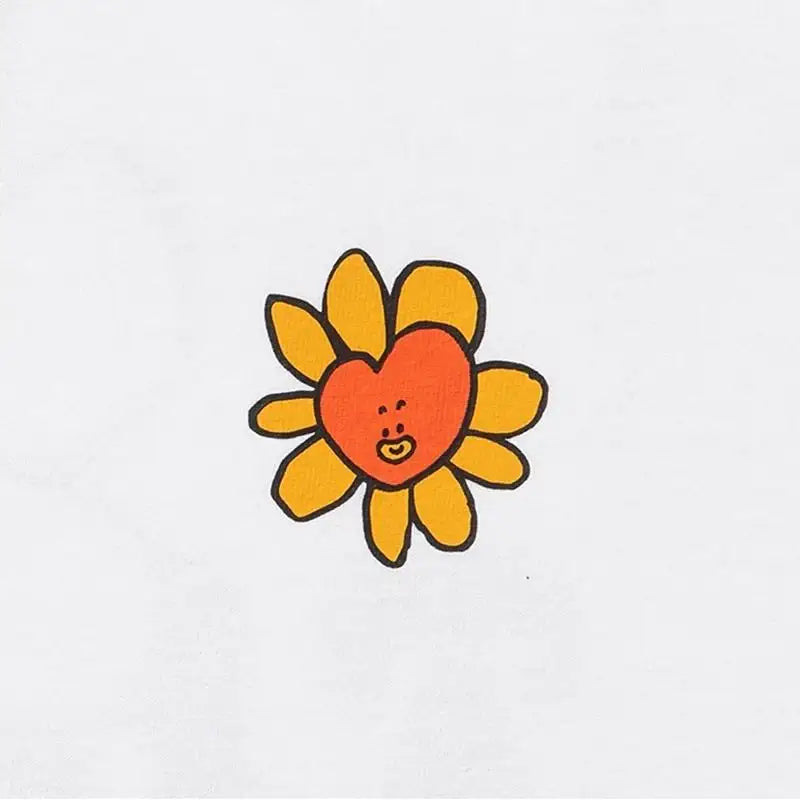 BT21 - Flower Collection - Short Sleeve T-Shirt - BT21 - Clothing - Harumio