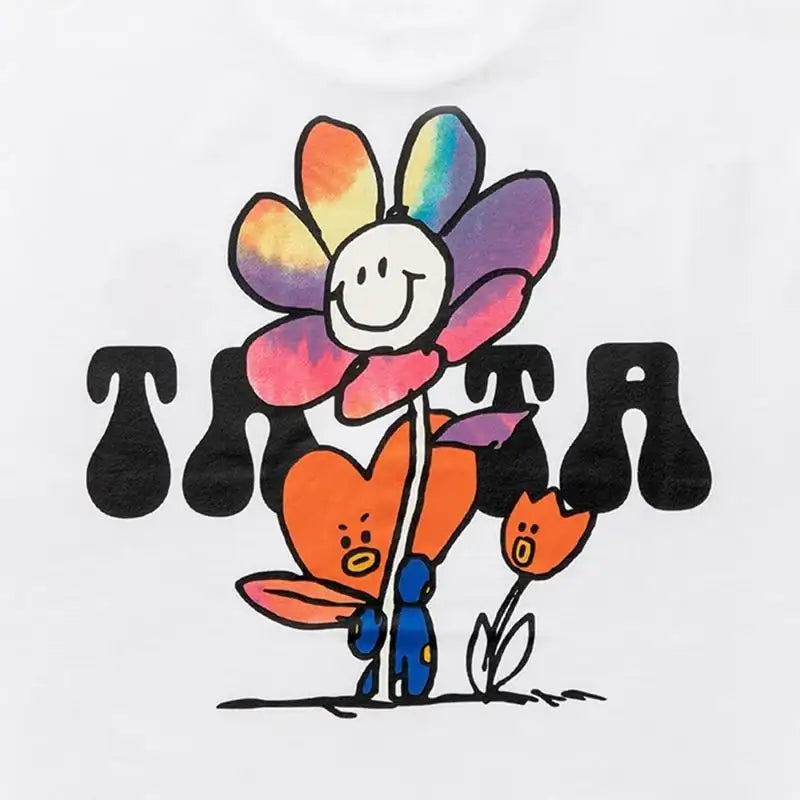 BT21 - Flower Collection - Short Sleeve T-Shirt - BT21 - Clothing - Harumio