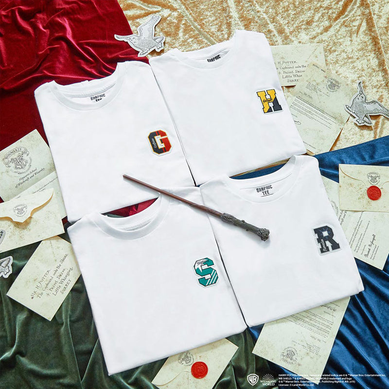 SPAO x Harry Potter - Hogwarts House Embroidery T-shirt