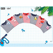 BT21 x Hunt Innerwear - Universtar T-shirt - Navy - BT21 - T-Shirt - Harumio
