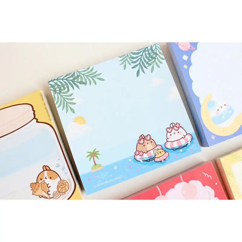 Molang - Rice Cake Memo Pad - Molang - Memo Pads - Harumio