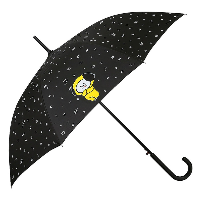 BT21 x Monopoly - Black Pattern Automatic Umbrella - Chimmy