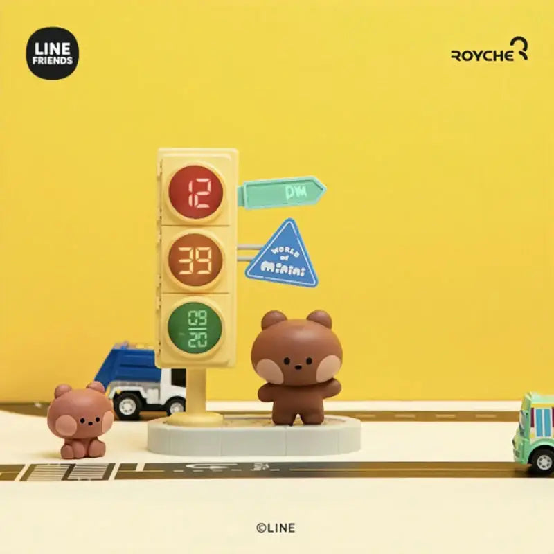 Royche x Line Friends - Minini Digital Desk Clock - Royche - Clock - Harumio