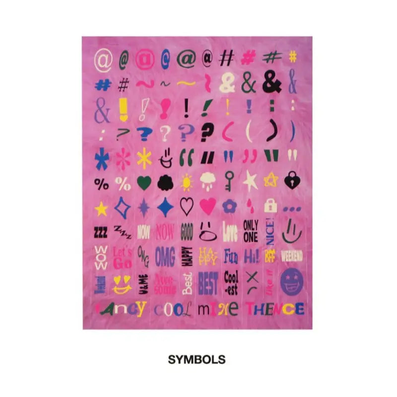 THENCE - Letter Sticker Set Ver.8 - THENCE - Stickers - Harumio