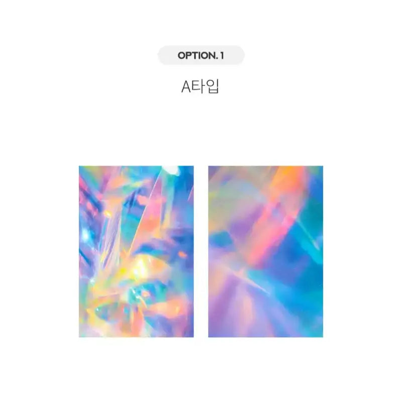 Yudaeng - Hologram Pattern Photocard Binder Mount - Yudaengdotcom - Photocard Mounts - Harumio