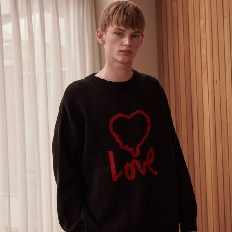 Ambler - LOVE Unisex Overfit Sweater