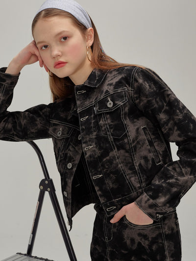 Sculptor - Tie Dye Denim Jacket