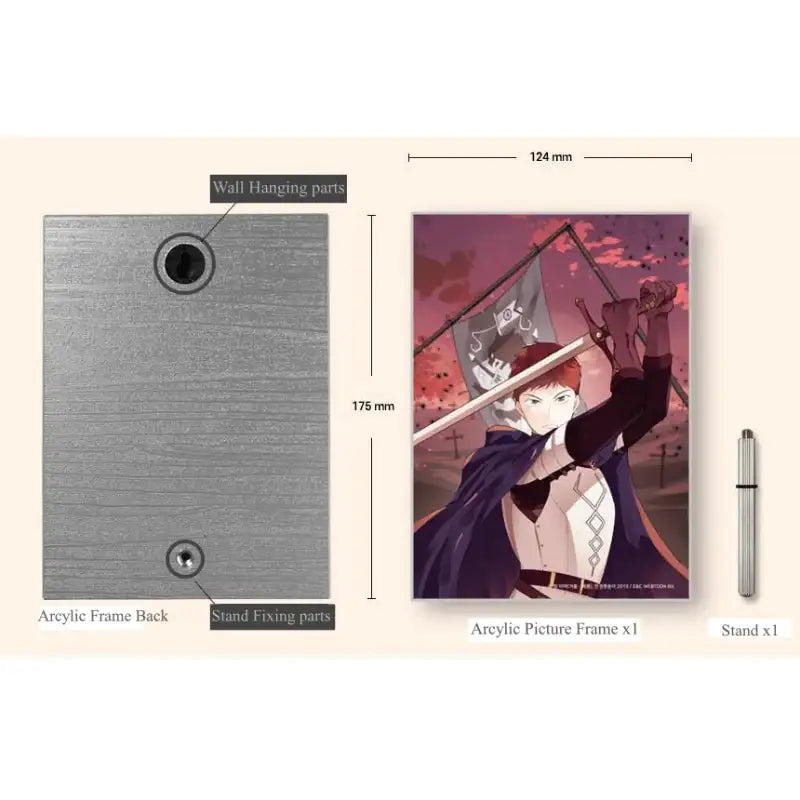 The Knight and Her Emperor - Acrylic Frame Vol.2 - Pauliana - D&C WEBTOON Biz - Acrylic Frame - Harumio
