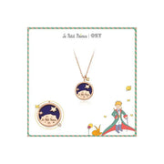 Le Petit Prince x OST - Small Wandering B612 Star Coin Necklace - OST - Accessories, Jewelry - Harumio