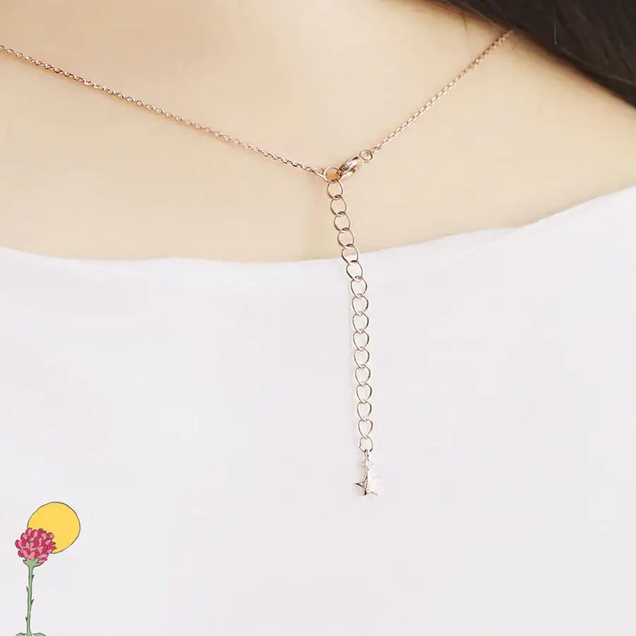 Le Petit Prince x OST - Small Wandering B612 Star Coin Necklace - OST - Accessories, Jewelry - Harumio