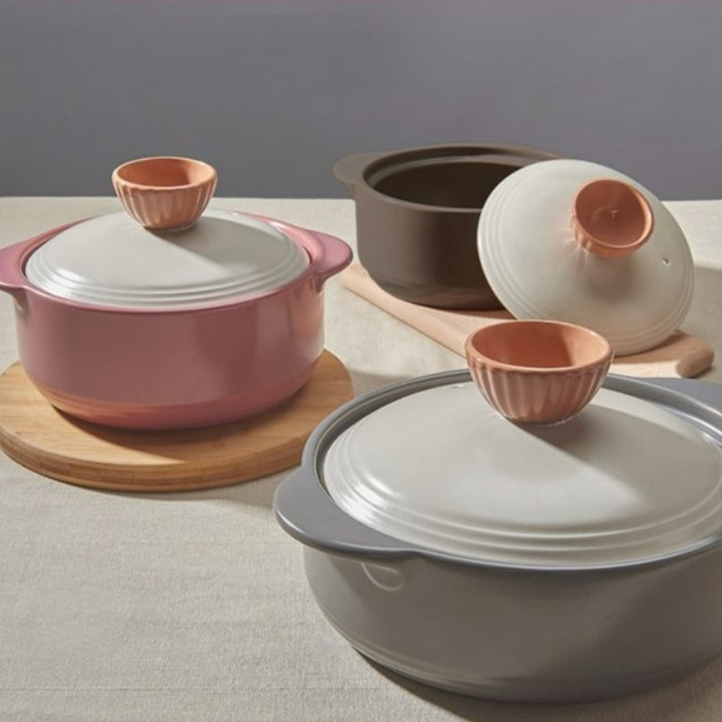 Neoflam - Valley Rose Hot Pot Set Of 3