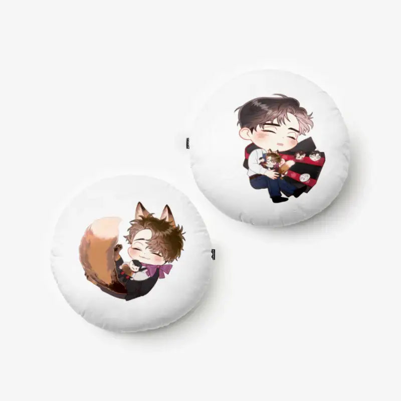 Mad Place - Fox Ideun Round Cushion - Junah COMICS - Accessories - Harumio