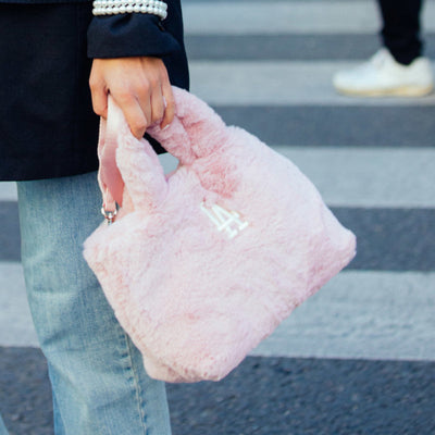 MLB Korea - Women's Basic Fur Fleece Tote Bag