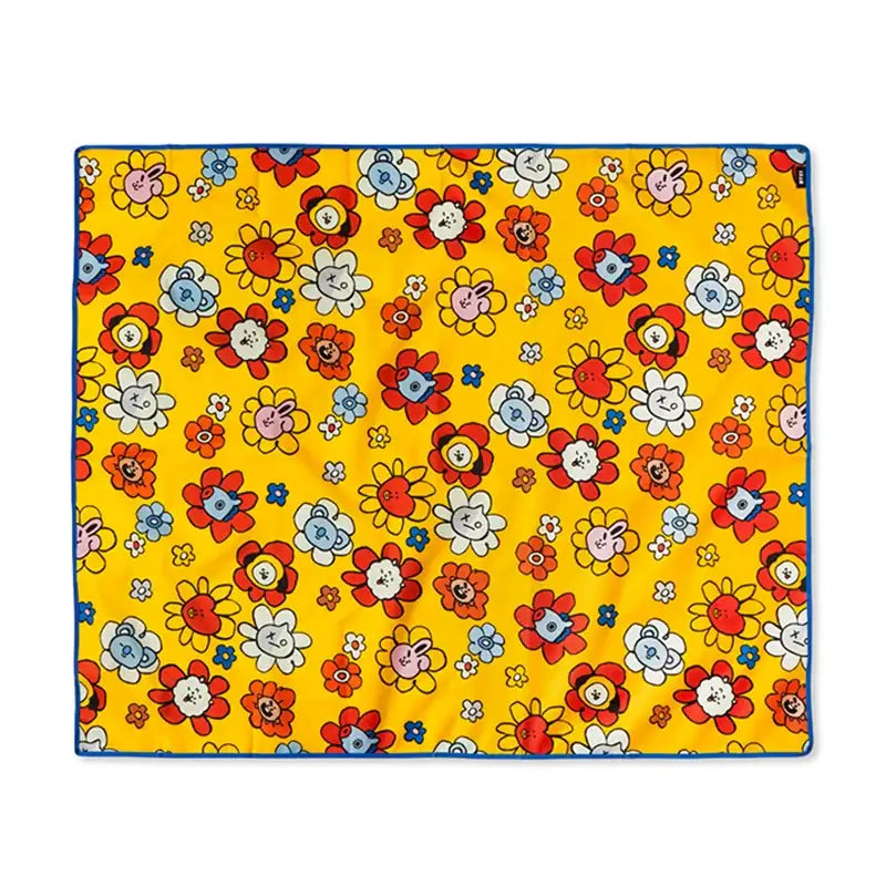 BT21 - Flower Collection - Picnic Mat Set - BT21 - Picnic Mat - Harumio